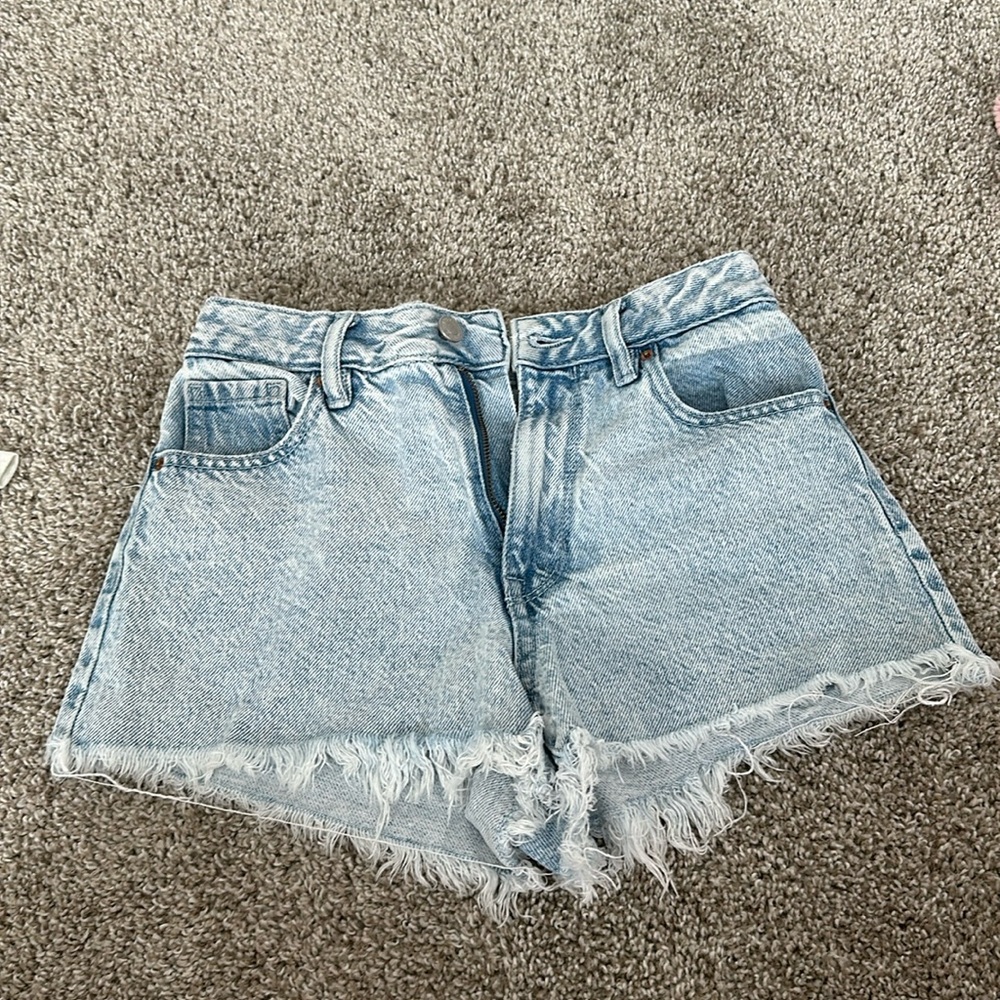 pacsun light washed shorts